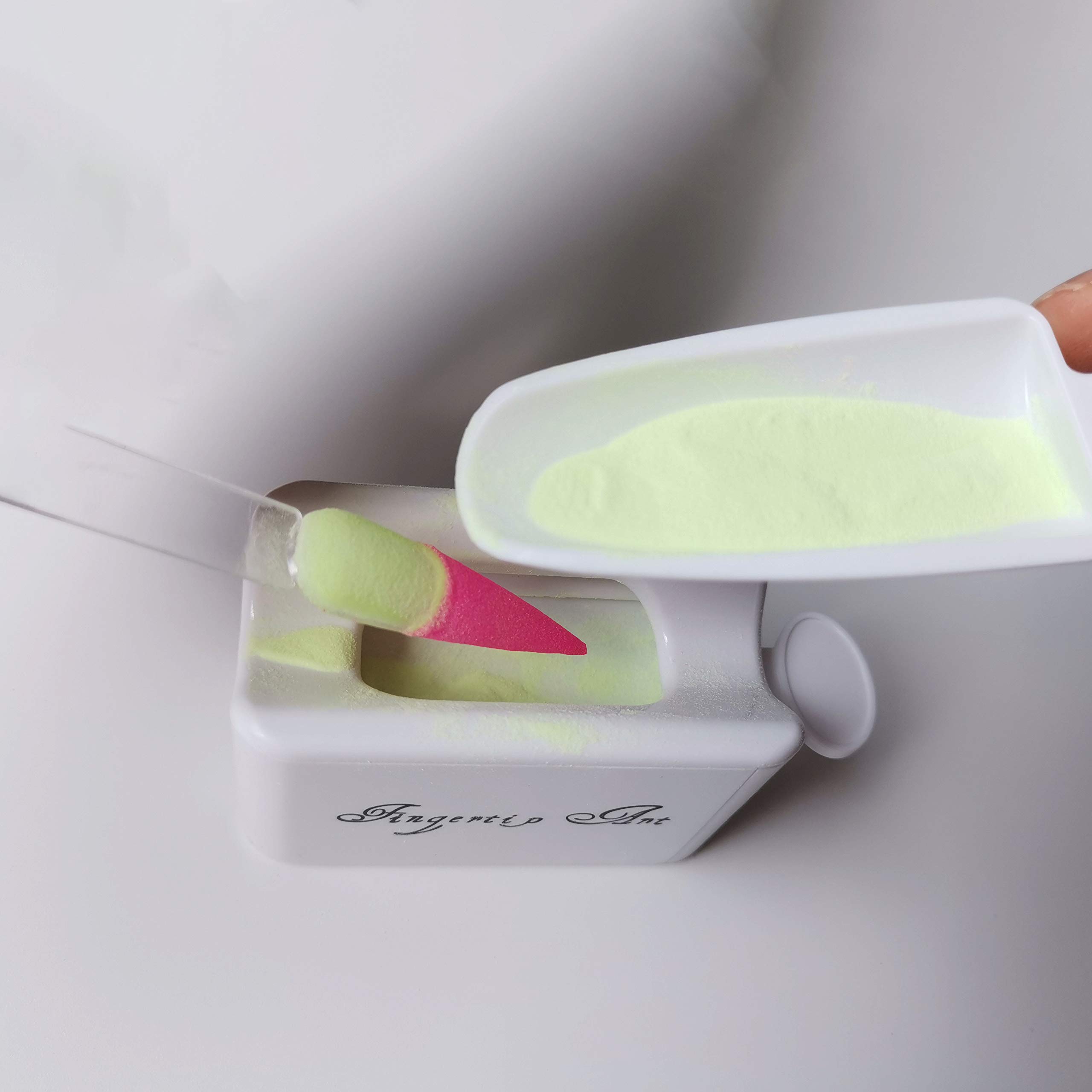 Buy OUMISAYA Nail Dip Powder Tray Recycling System Tools for nail art