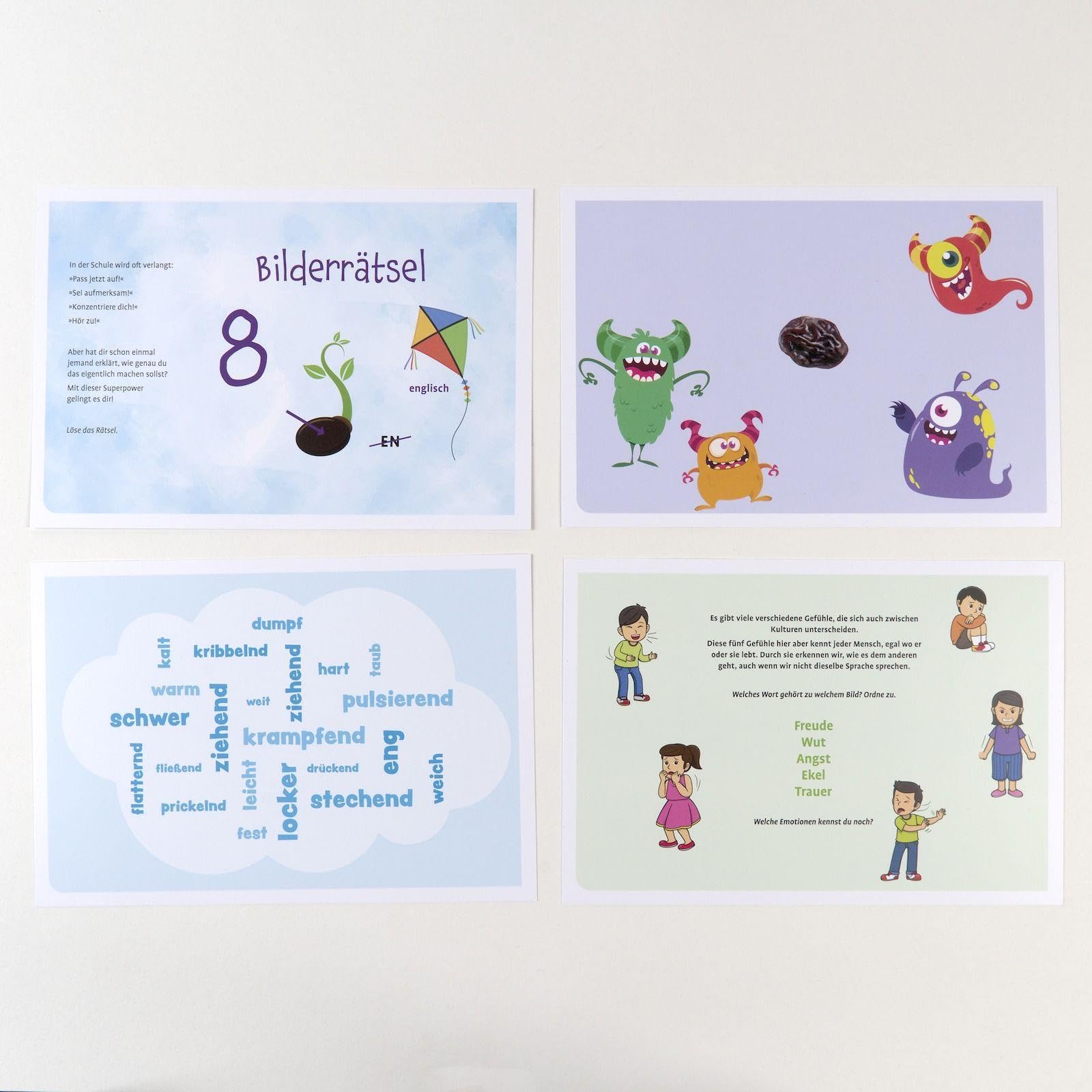 Achtsamkeit mit Kindern und Jugendlichen: 75 Therapiekarten. Kartenset mit 75 Karten in hochwertiger Klappkassette, mit 24-seitigem Booklet. Kartenformat 16,5 x 24 cm. (Beltz Therapiekarten)