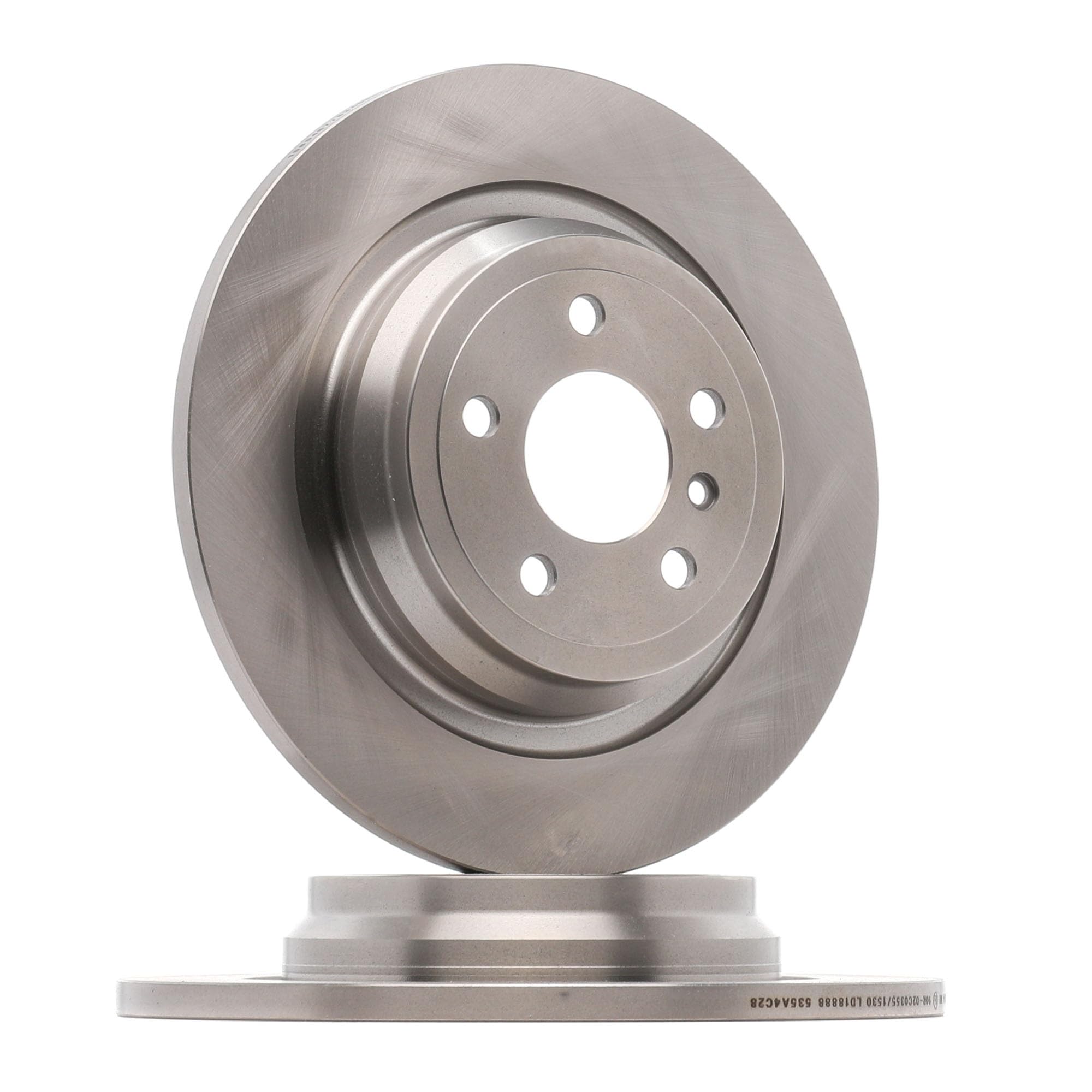 RIDEX 82B1252 2x Disco freno Posteriore senza viti/bulloni Compatibilità con MERCEDES-BENZ Classe M W166
