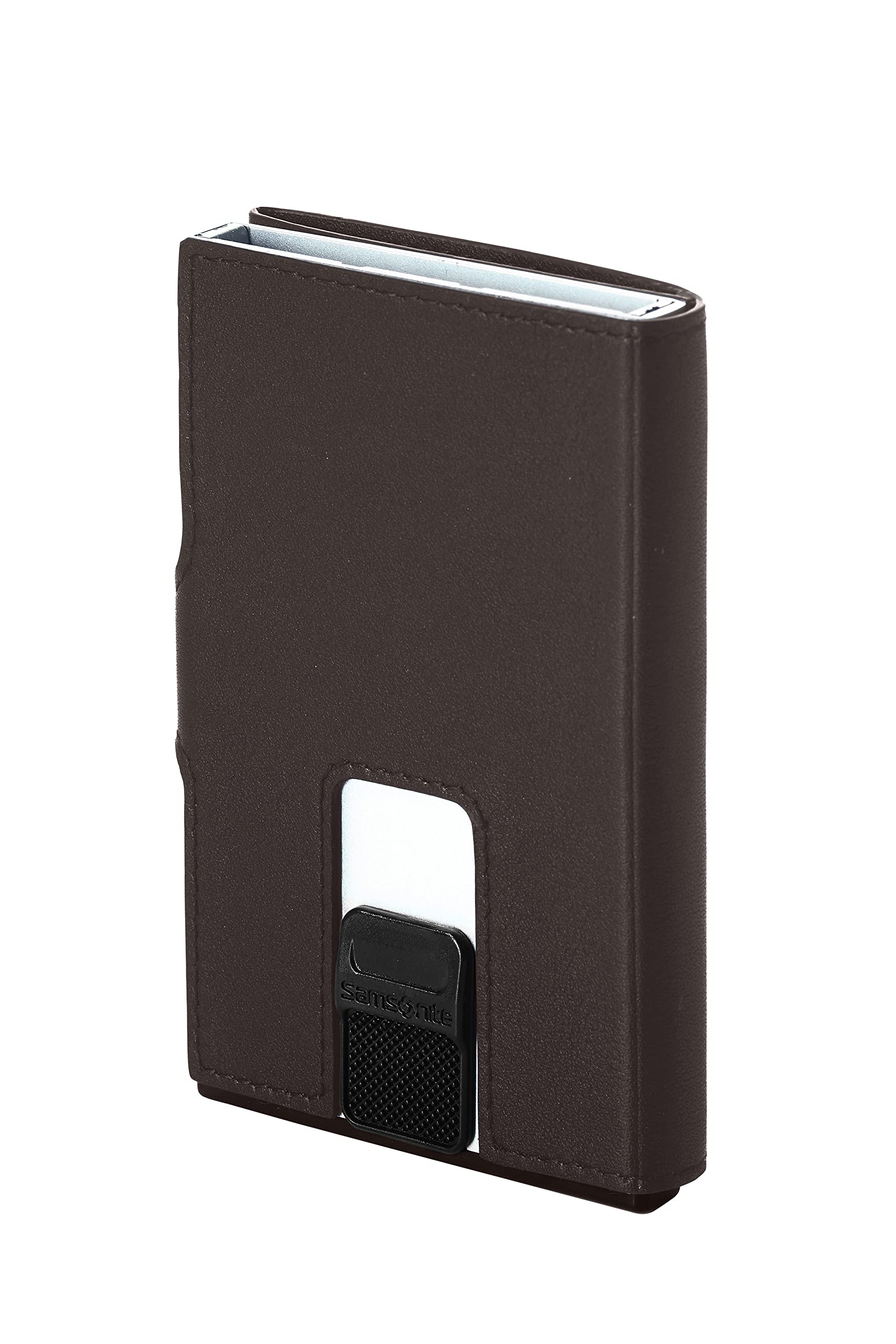 Samsonite Alu Fit SLG - Geldbörse, 10.2 cm, Braun (Dark Brown)