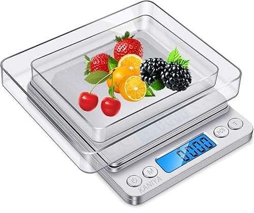 Báscula de alimentos 0.00 oz105.82 oz Escala digital de alta precisión, pantalla LCD, conversión de unidades, para hacer dieta, preparación de