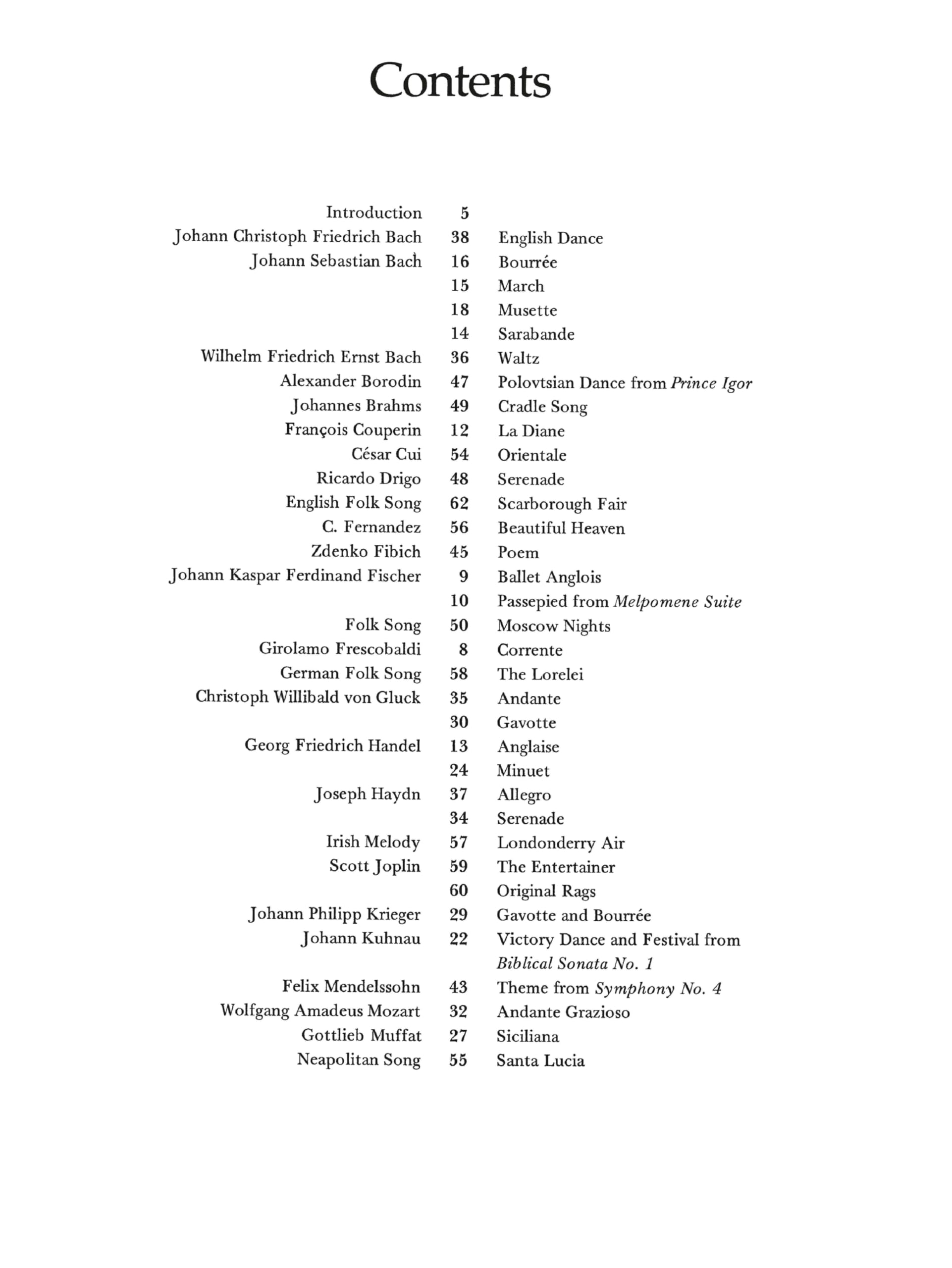 Baroque and Folk - Tunes for the Recorder: Everybody's Favorite Series