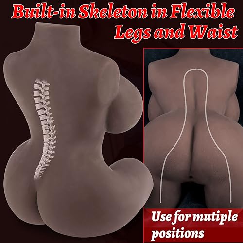 Miniatura 5 de Masturbador masculino muñeca sexual negra para hombres muñeca sexual femenina muñeca de amor con pechos realistas vagina ano 68 libras muñeca sexual