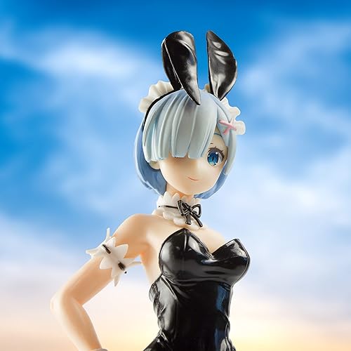 Miniatura 5 de NINJAMO Re Zero Rem Black Bunny Suit Version - Figura decorativa coleccionable