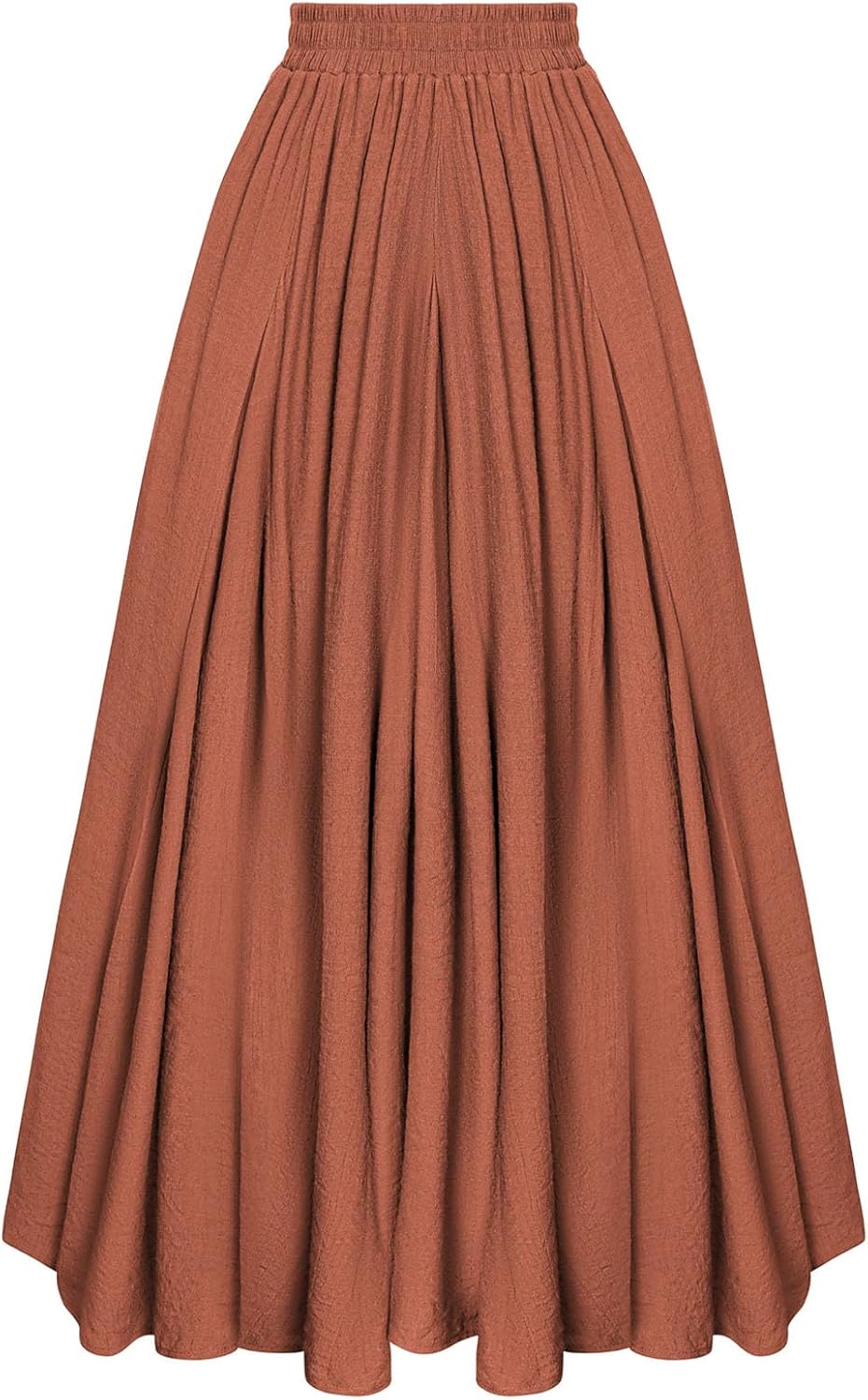 Scarlet Darkness Maxi Skirts for Women Long Flowy Boho Renaissance Skirt with Pockets