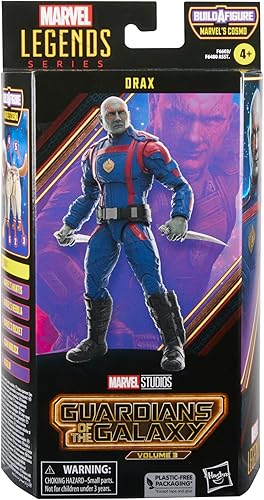 Miniatura 2 de Marvel Legends Series Drax, Guardianes de la Galaxia Vol. 3 - Figuras de acción coleccionables de 6 pulgadas, juguetes para edades de 4 años en
