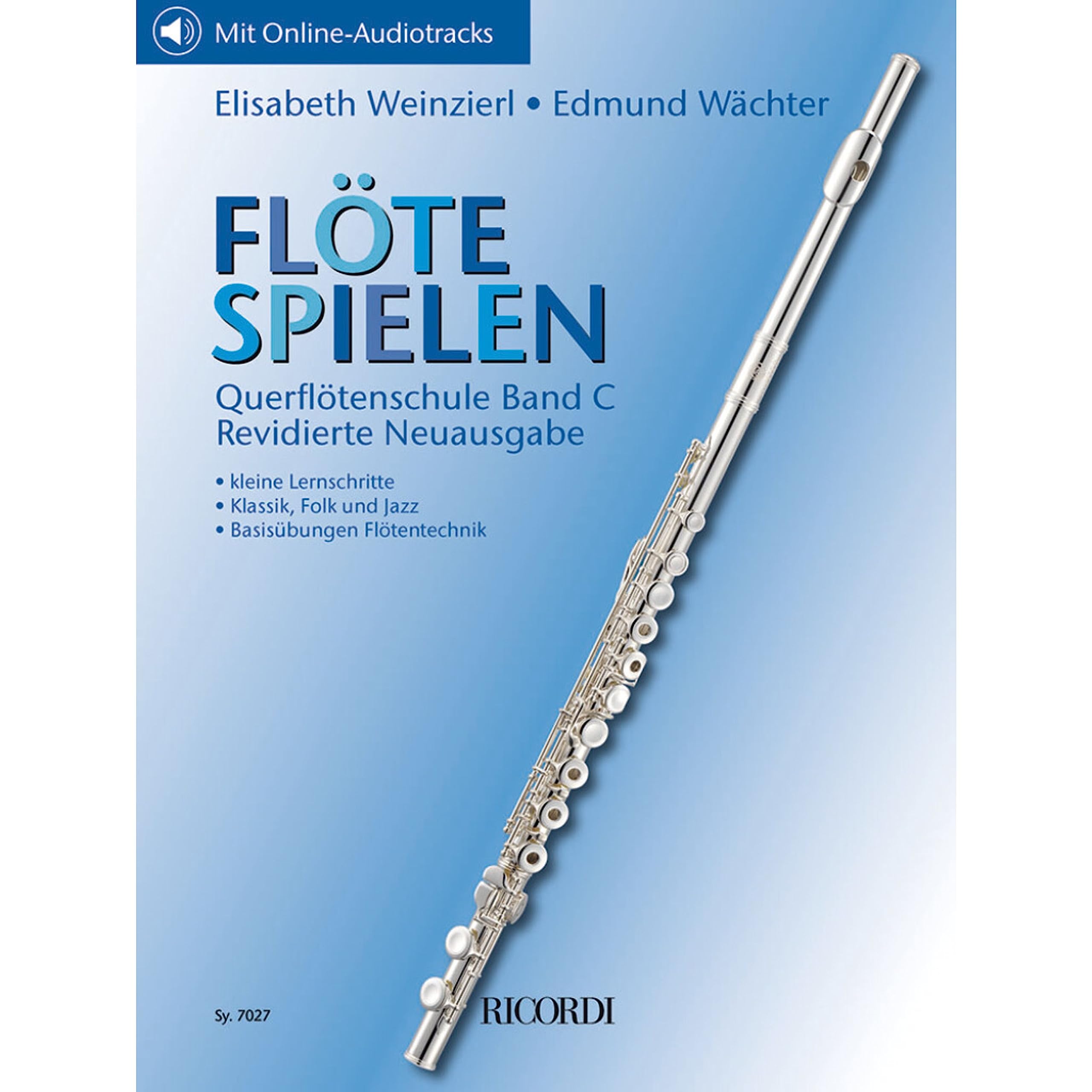 Flöte spielen Spielbuch C Querflöte Notenbuch mit Klavierbegleitung und Online Audio | Weinzierl Wächter | Spiel- und Vortragsstücke für Unterricht, Zusammenspiel und Vorspiel Anfänger bis Mittelstufe