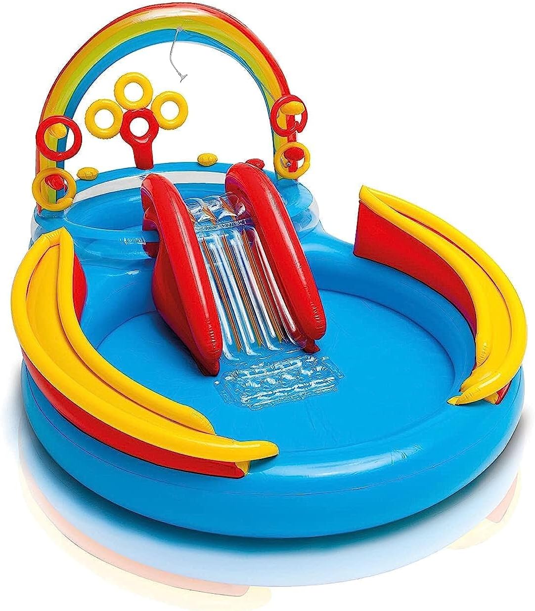 Intex Rainbow Ring Play Center, Multi Color - Kids