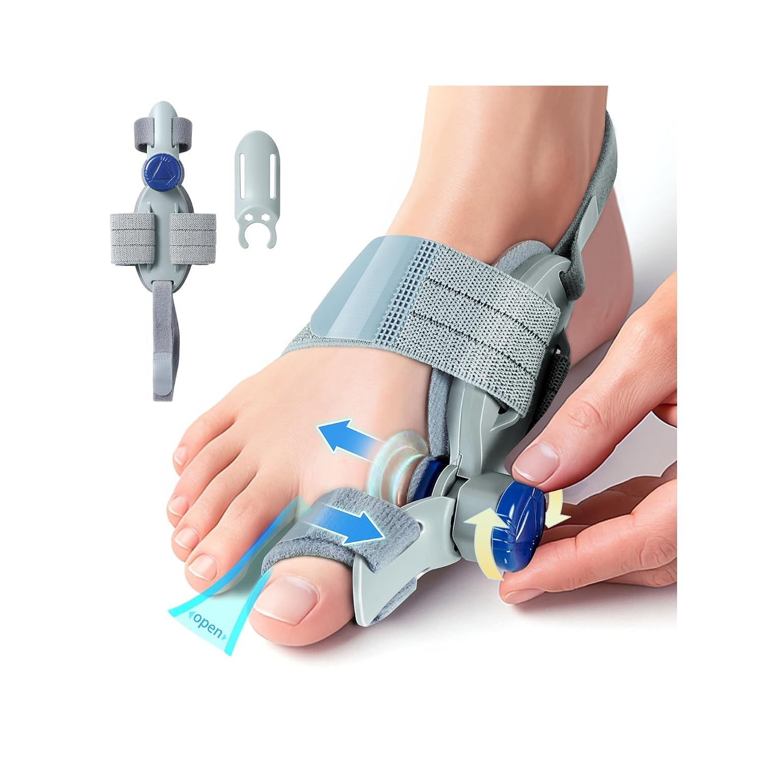 tovixy bunion corrector for women & men, toe separator, bunion corrector, toe corrector for women, toe separators, bunion support for men & women, toe alignment corrector