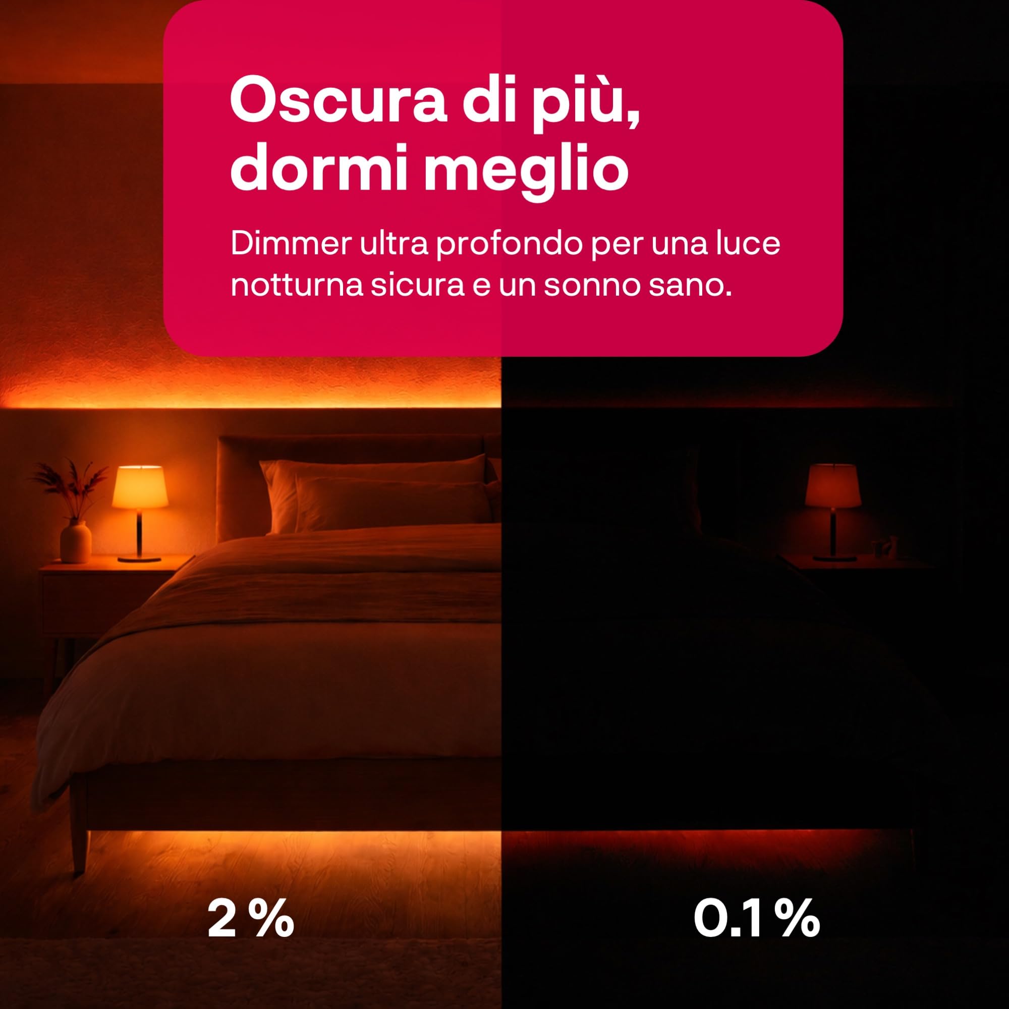 innr Striscia LED Zigbee Smart 3m, Funziona con Hue* & Alexa (hub richiesto), luce RGBW premium, ultra luminosa 2200 lm, illuminazione LED indiretta, dimmerabile, per soggiorno e camera da letto