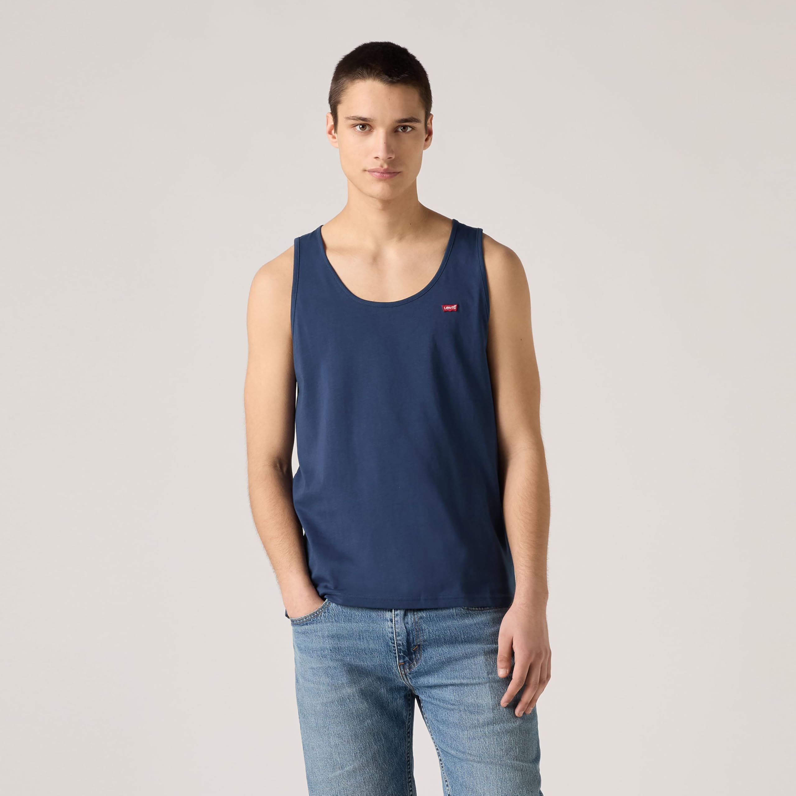 Levi's Lse_housemark Tank T-Shirt, granatowa marynarka, S męska