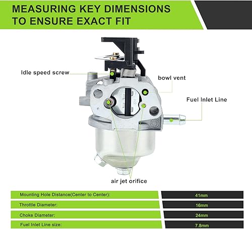 Miniatura 6 de XT675 149cc XT650 Carburador para Kohler 14 853 68-S 1485368S XT6 6.5hp 6.75hp XT675-2070 Motor Toro 20371 20377 20378 20171 cortacésped con 1 4 083