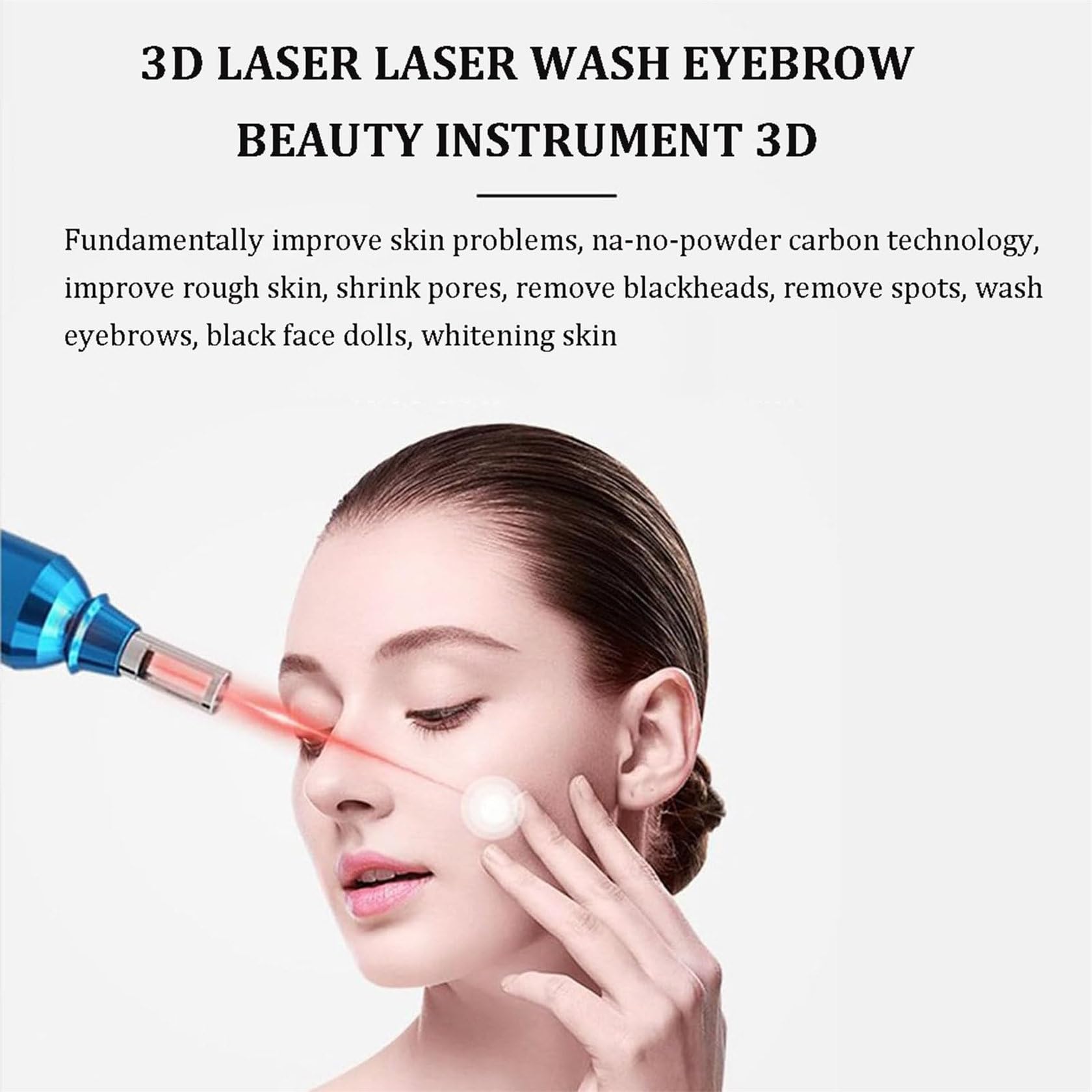 1000w Laserowe UrząDzenie Do Usuwania TatuażU, Pigment Do Brwi, Linia Brwi, UrząDzenie Do PielęGnacji, Laserowe UrząDzenie Do Usuwania TatuażU Pico Z WyśWietlaczem Led, 532 Nm, 755 Nm, 1064 Nm
