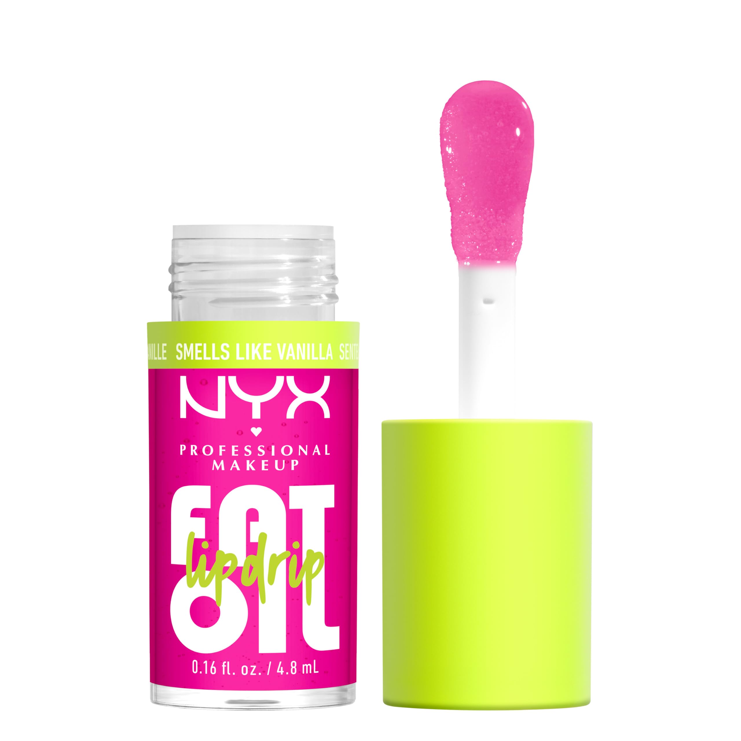 NYX PROFESSIONAL MAKEUP Fat Oil Lip Drip Lip Gloss, Coconut Cutie, Women