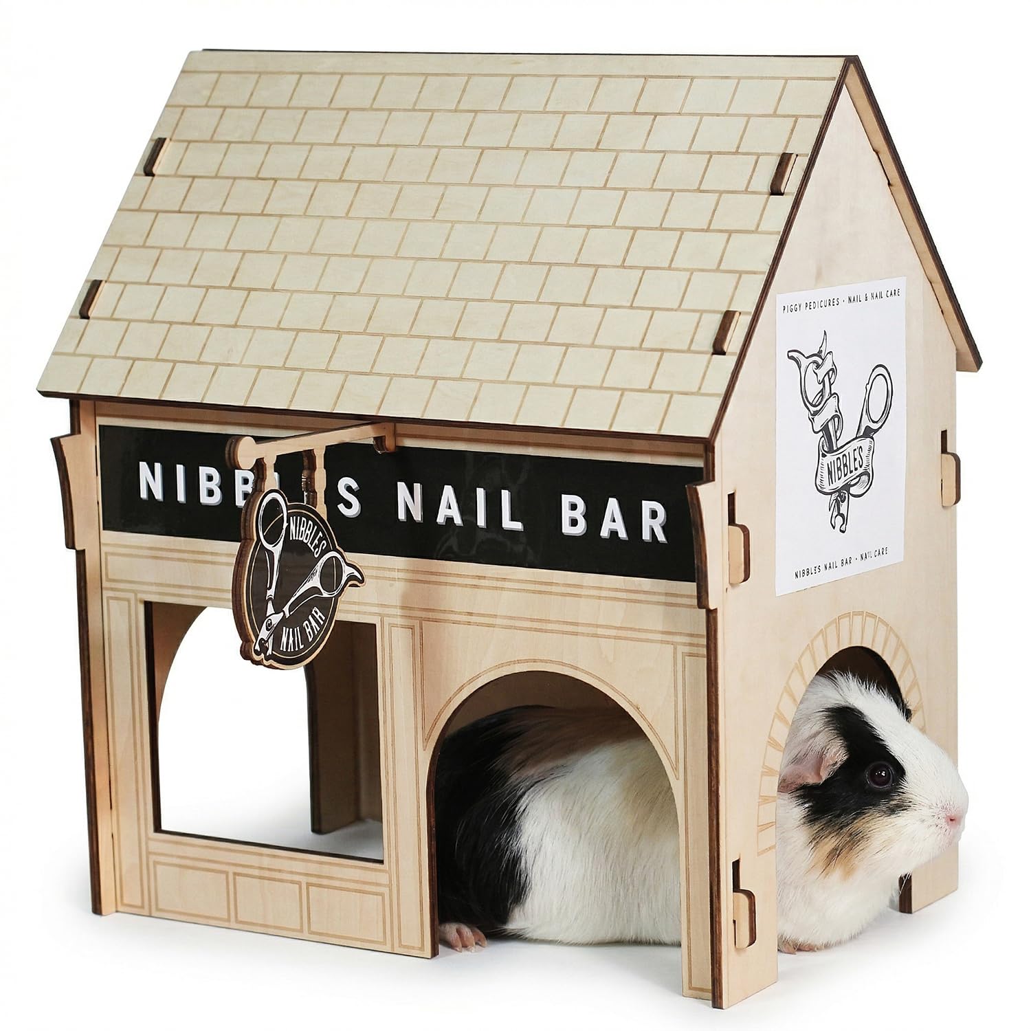HAYPIGS Guinea Pig House | Nibbles Nail Bar | Build Your Own Piggie Village