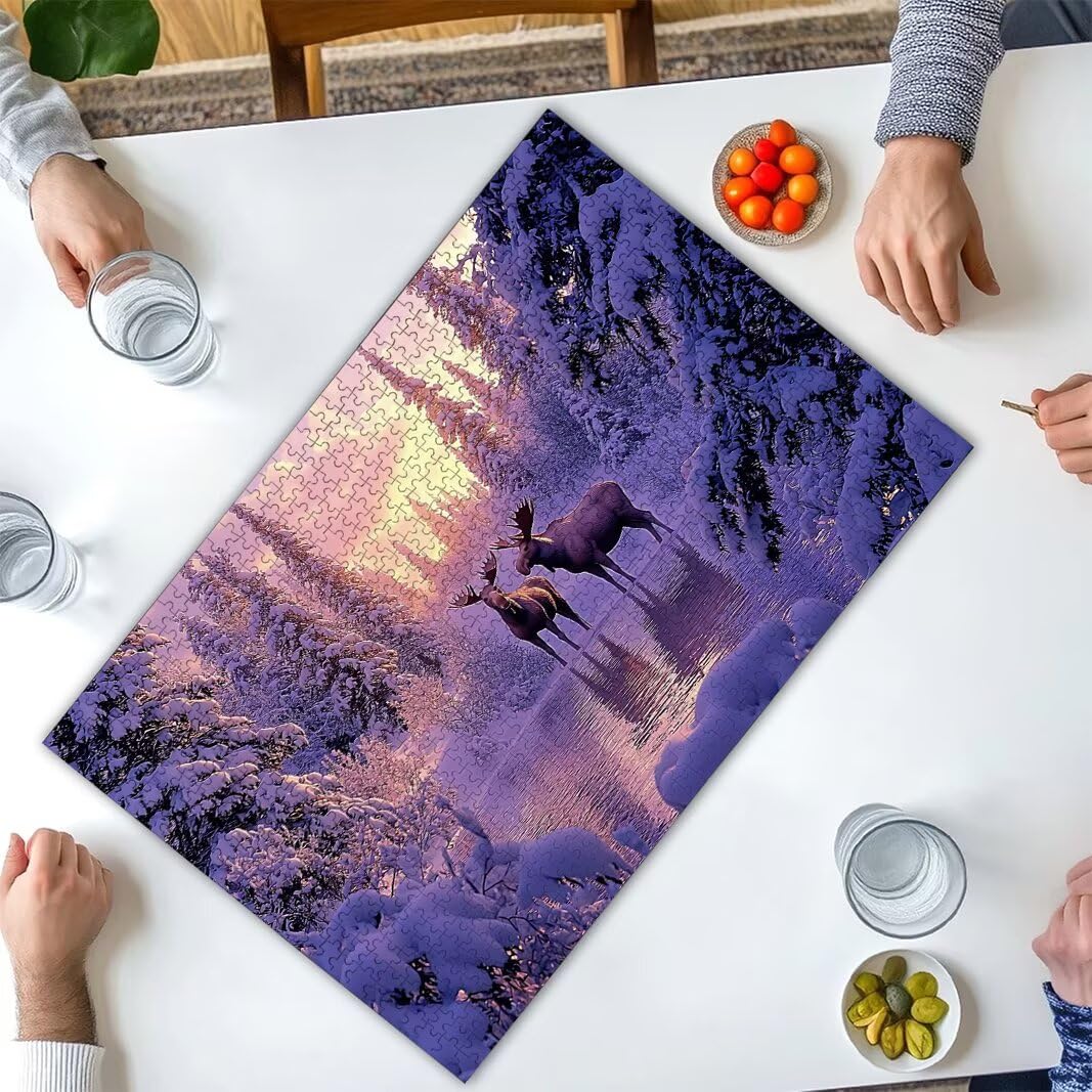 Puzzle 1500 Pièces Adultes, Puzzle 1500 Pieces Hiver, Cadeau Femme -2006