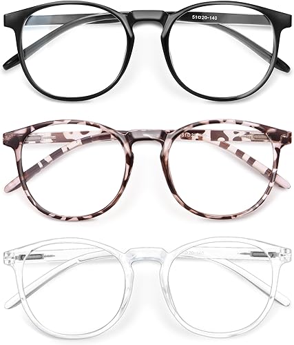 IBOANN Iconic Blue Light Glasses for Woman - Computer Glasses up to 99% Blue Light Blocking - Anti Eyestrain & UV Glare