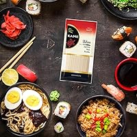 Vista 3 de KA-ME Auténticos fideos Udon gruesos japoneses, bajos en grasa, bolsas de 8 onzas (paquete de 2) "Experience Udon Bliss