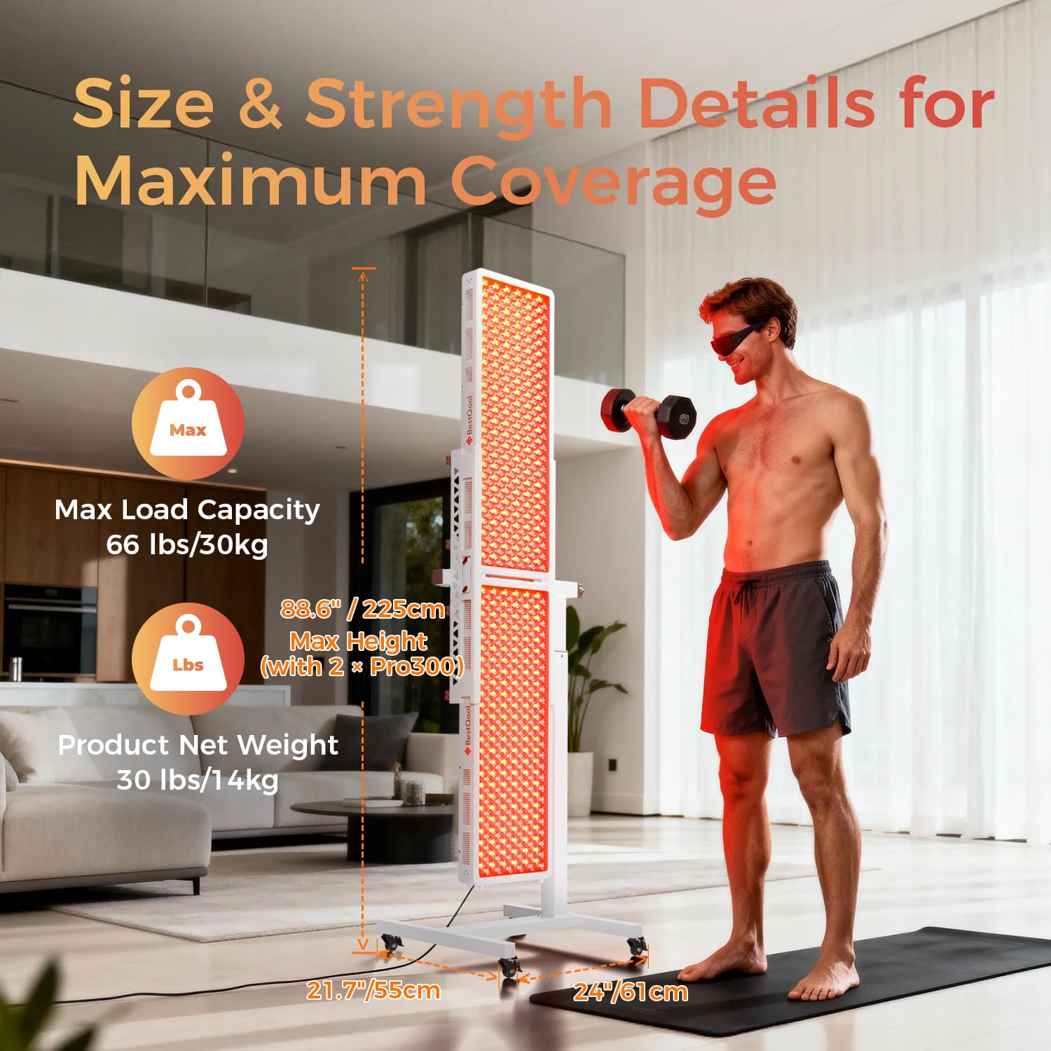 Amazon.com: Compatible Red Light Therapy Stand