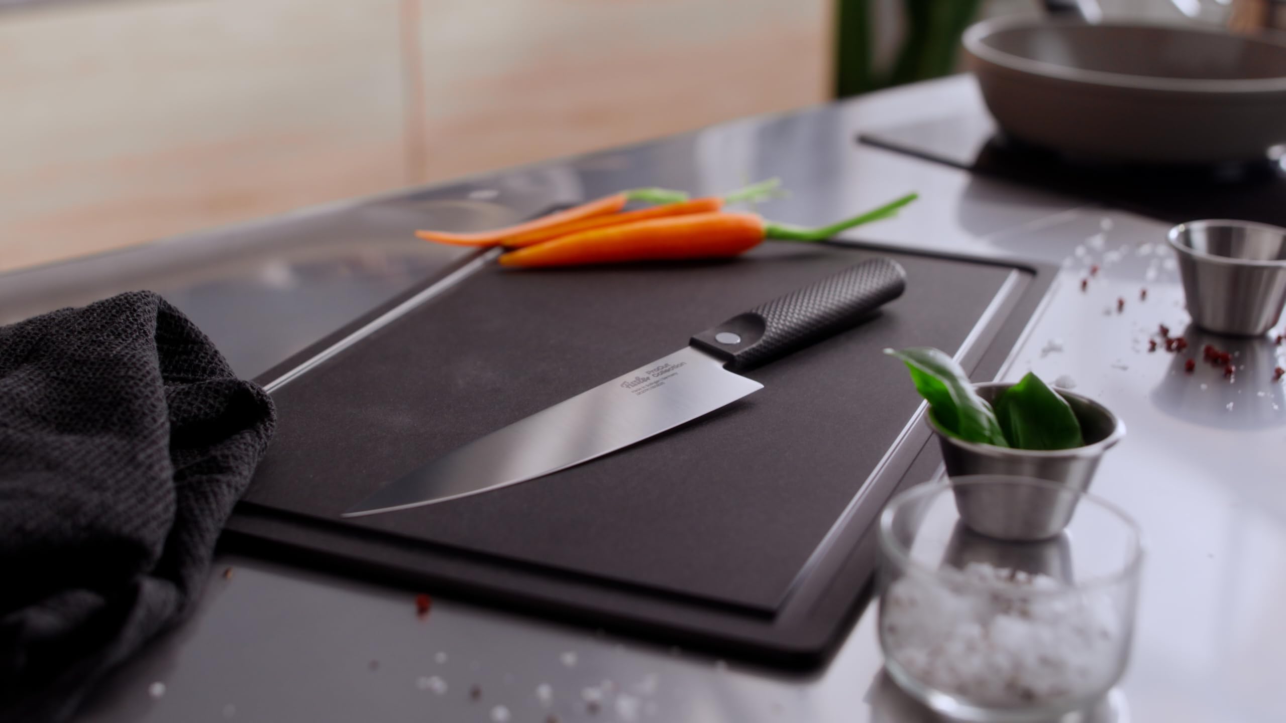 Fissler Procut/Premium-Kochmesser (16 cm) handgeschliffene Edelstahlklinge, Made in Germany, Allzweck-Küchenmesser, Universalmesser, extra breite Messerklinge, ergonomisch