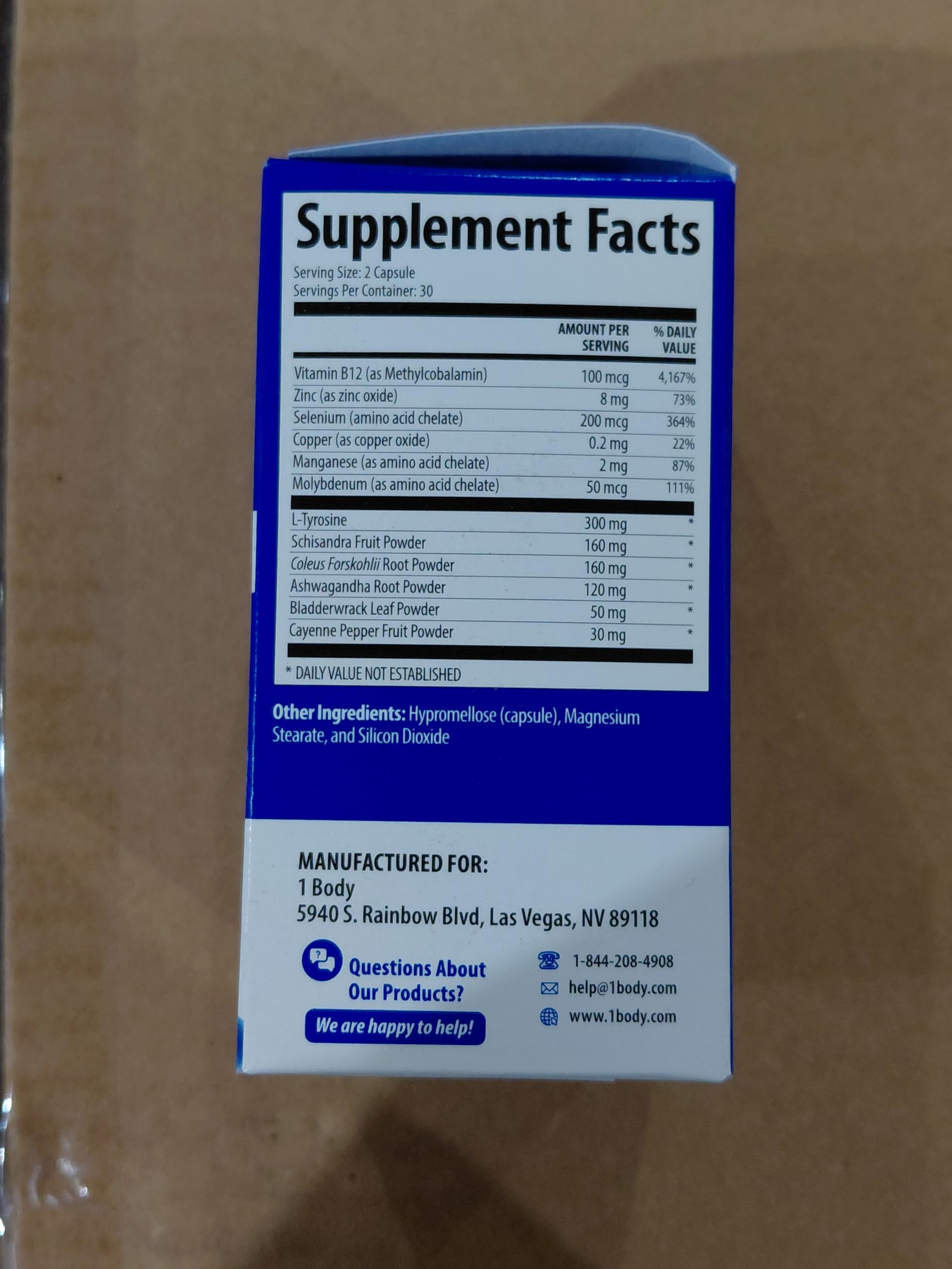 1 Body Thyroid Support for Women, No Added Iodine Formula, 60 Vegan Caps — Amazon image 8