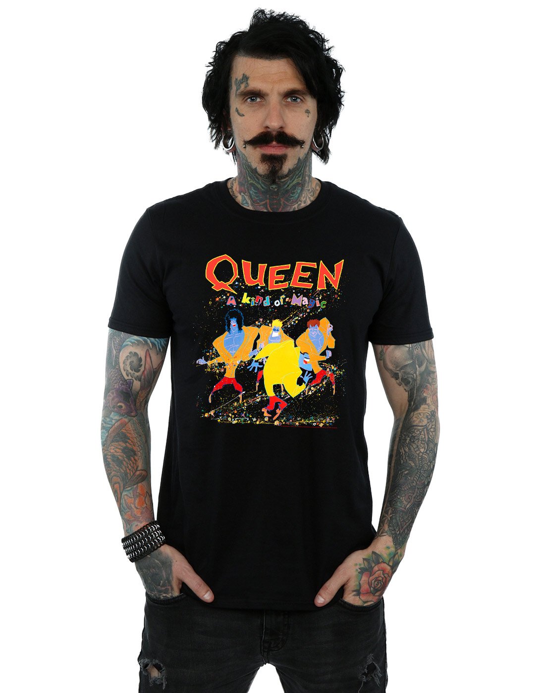 Absolute Cult Queen Men's A Kind of Magic T-Shirt Black XXX-Large