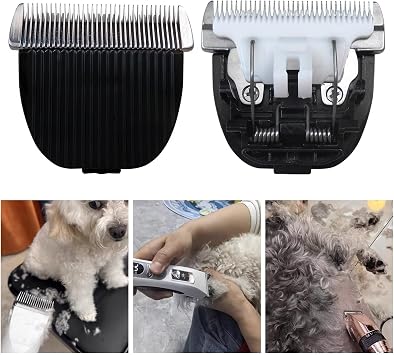 New Upgraded Black Replacement Blade for Oneisall Low Noise Dog and Cat Clippers Models X2/ X2Blue -2 Pack