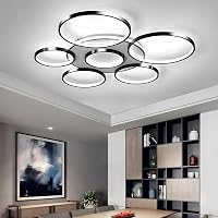 WayLuoung LED mennyezeti lámpa 7 körös 110 cm dimmelhető távirányítóval 9