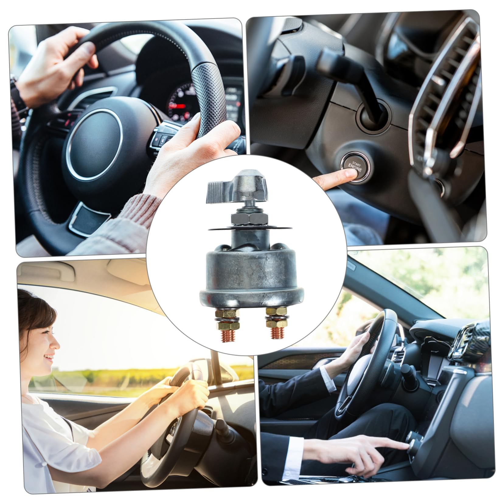 FUNOMOCYA Car Battery Disconnect Isolator 12v 200a High Capacity Sturdy Iron Construction