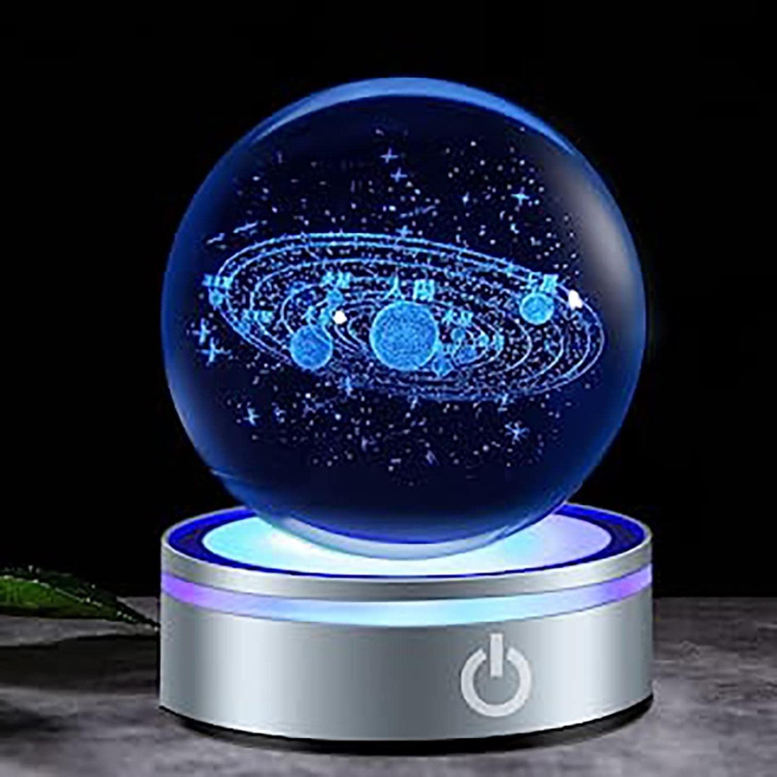 Amazon.co.jp: 光るクリスタルボールオーナメント 惑星 模型