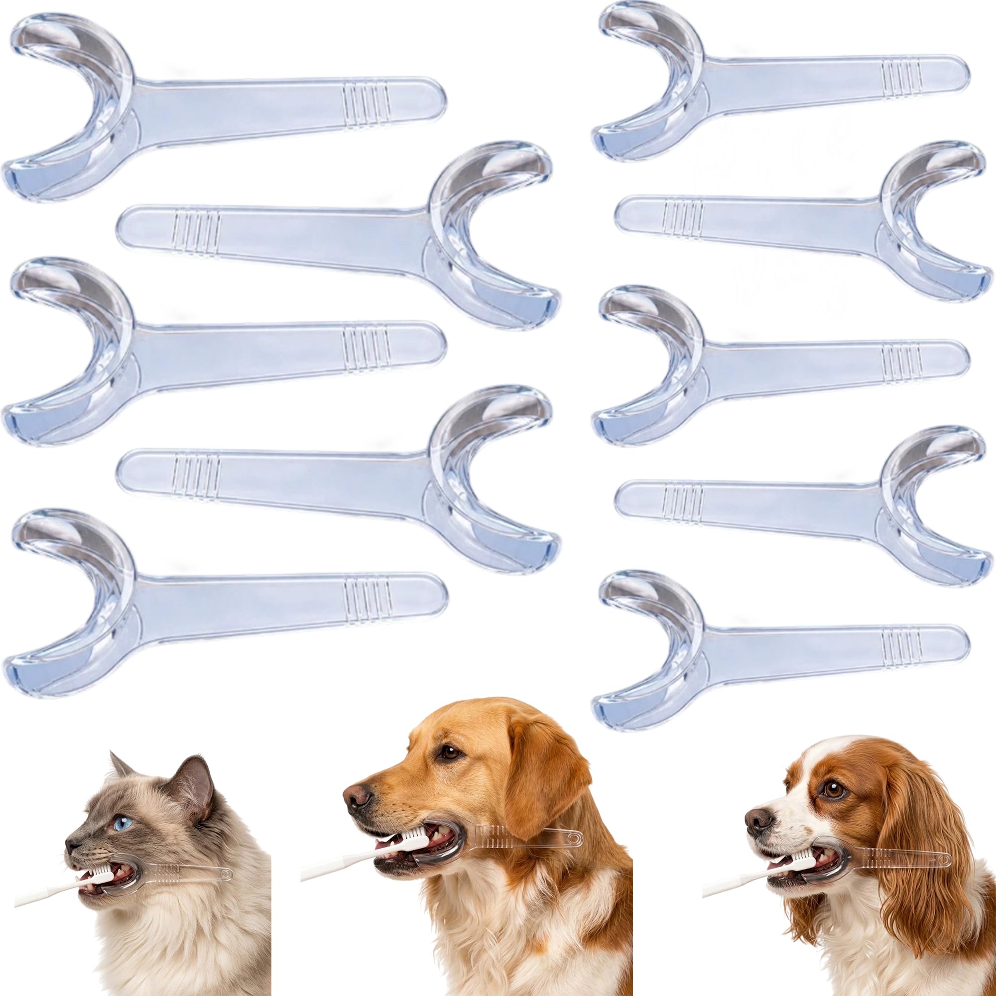 Dog Dental Mouth Opener - Pet Tooth Brushing Helper for Dogs & Cats