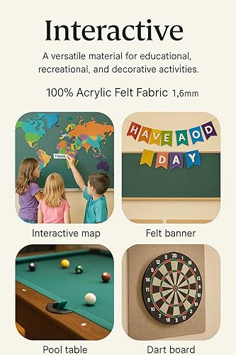 Miniatura 6 de Tela de tapicería de fieltro acrílico 31 gris oscuro jaspeado por The Yard