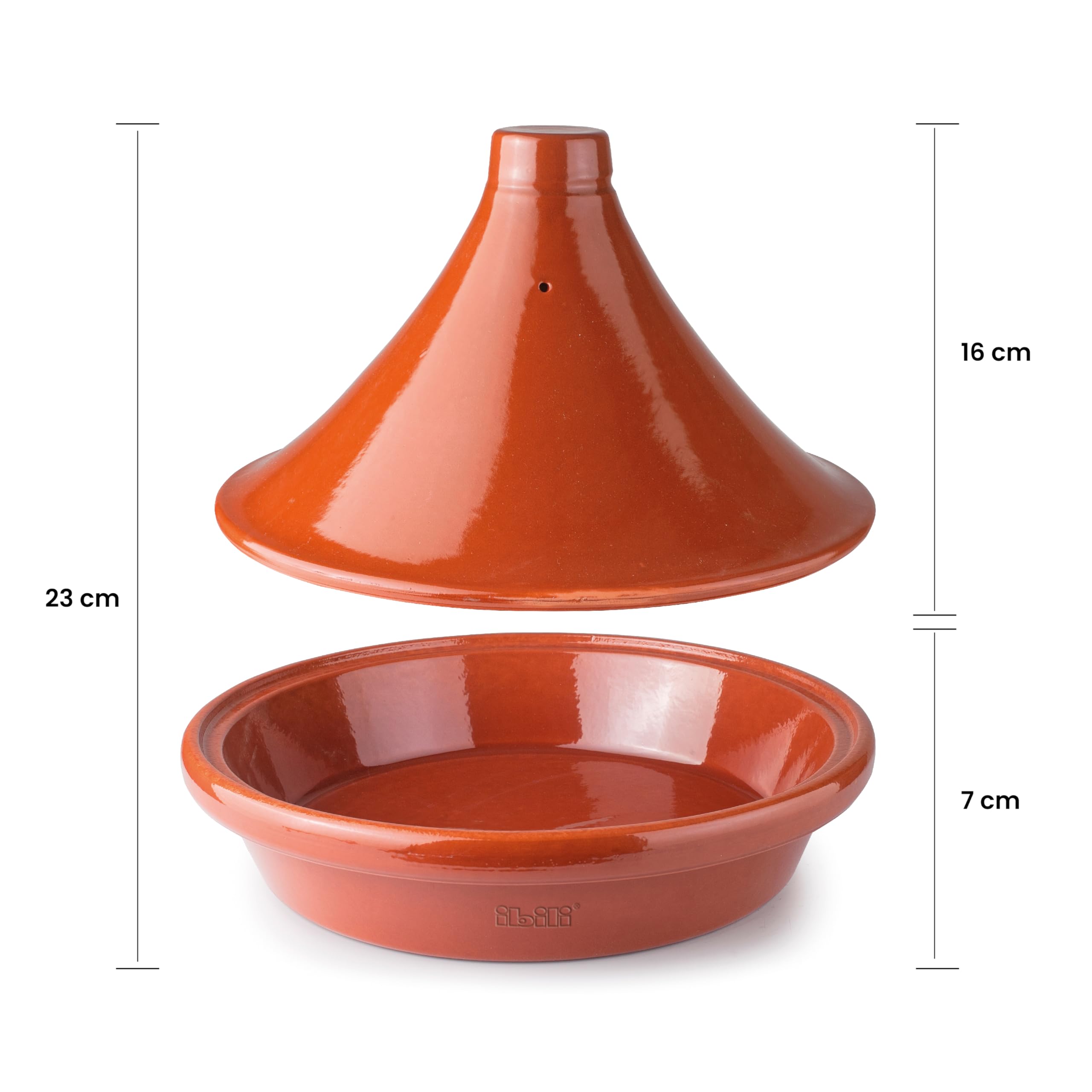 Tajine, natürlich, Braun, 32 cm