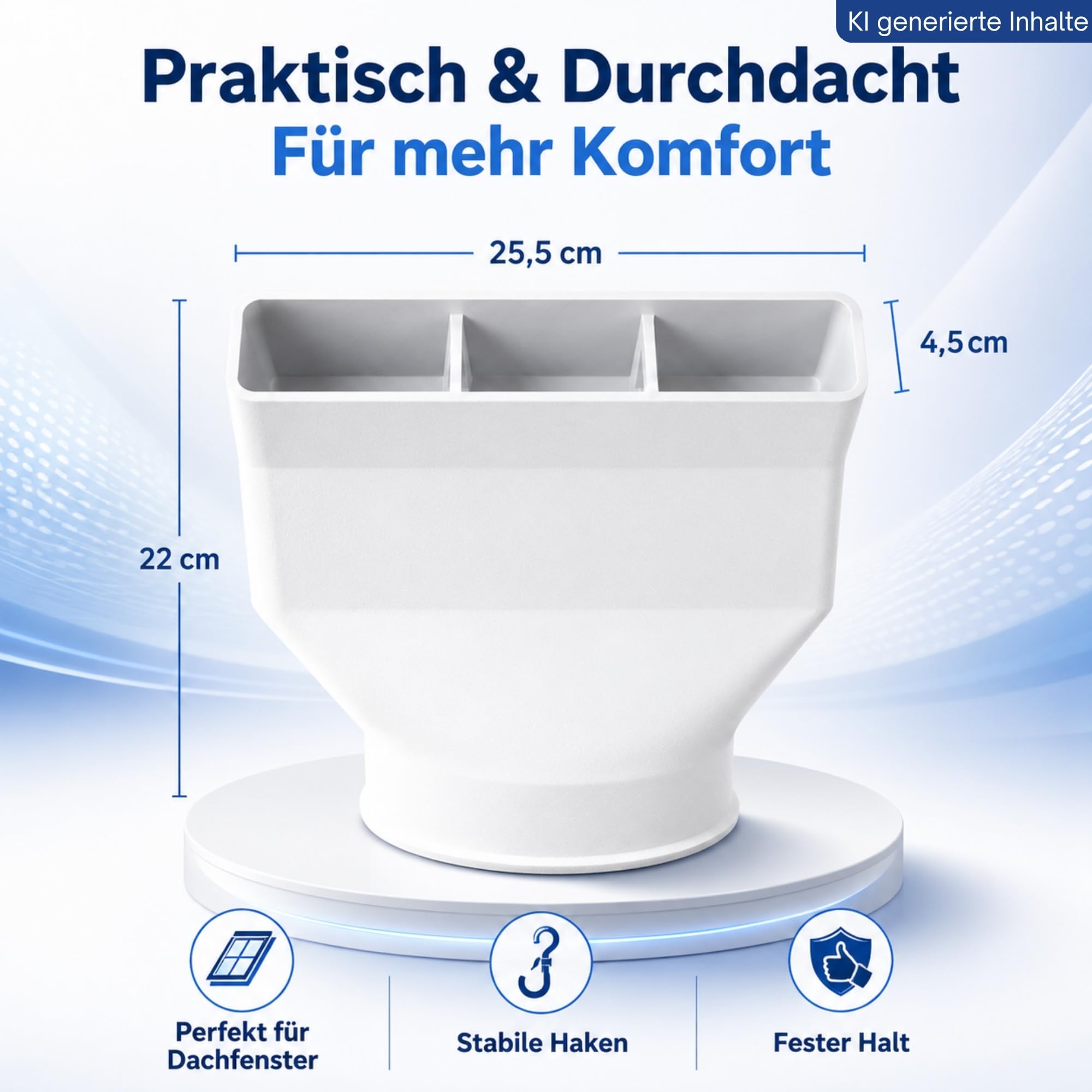 150mm Fensterdurchführung Klimaanlage für Dachfenster Schwingfenster