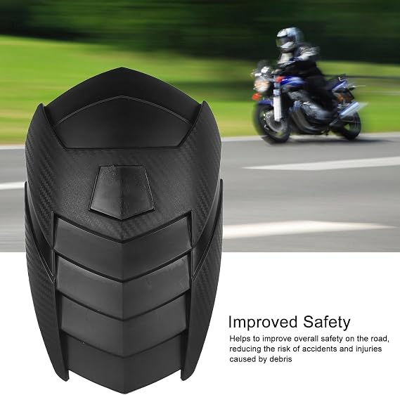 Motorcycle Fender, Universal Carbon Fiber Rear Mudguard Fender Protector