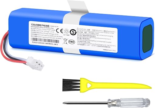 Vacuum Battery for Proscenic M7 Pro M8 Pro M7 Max, for Viomi S9 D800, for Uoni V980 Max V980 Plus, for UONI S1 V 980, for Roidmi Eve Plus, for Lydsto R1, for Lenovo LR1, for Coredy L900 L900W