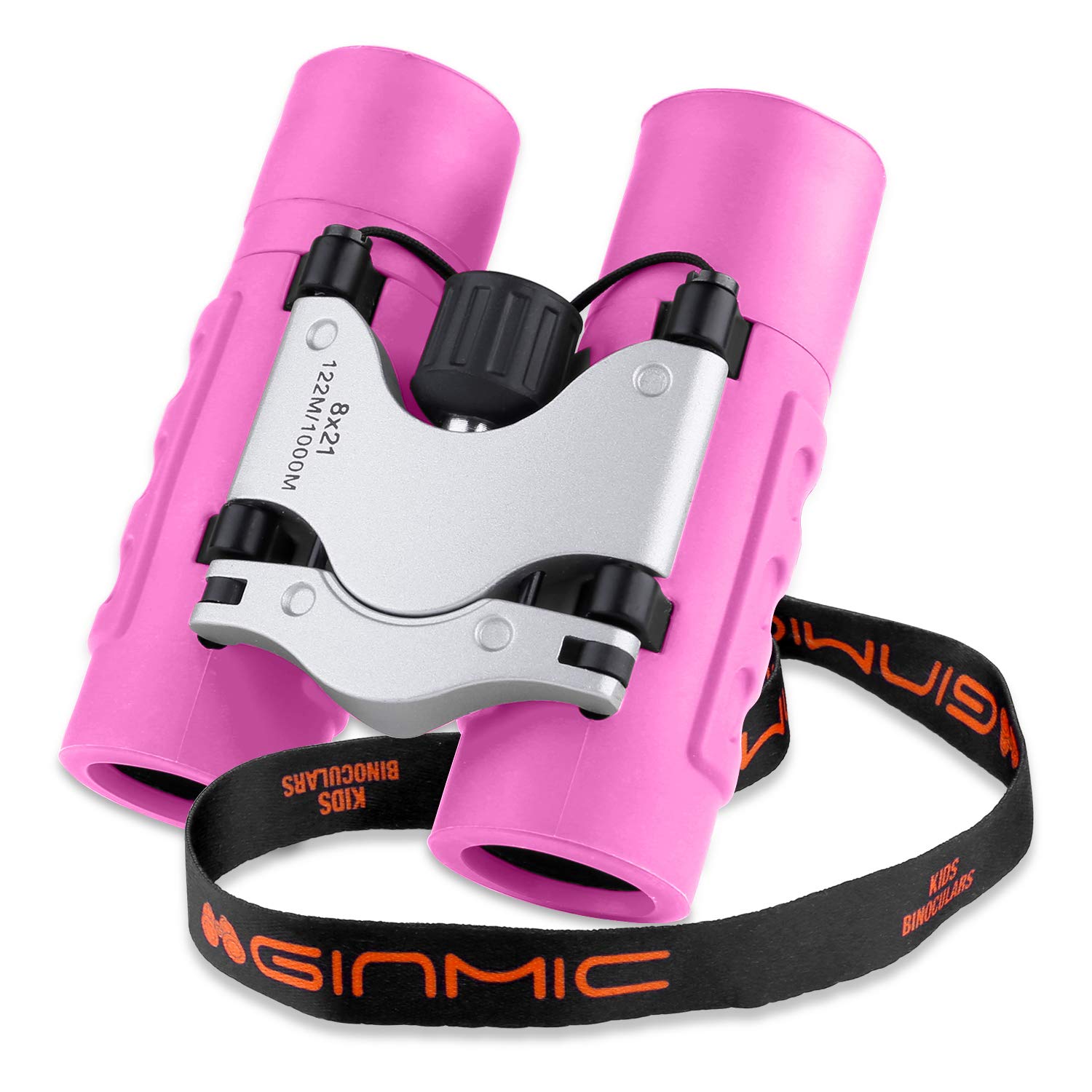 Binoculars for Kids, 8 x 21 Real Optics Mini Compact Kids Binoculars with Neck Strap - Waterproof Children's Binoculars for Spy Camping, Bird Watching - Telescope Toys for 3-12 Years Boys Girls
