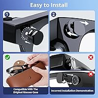 Vista 3 de Cubierta de luz LED para gafas inteligentes RayBan Meta, bloqueador de luz ajustable compatible con Wayfarer, Skyler, Headliner, Oakley Meta HSTN