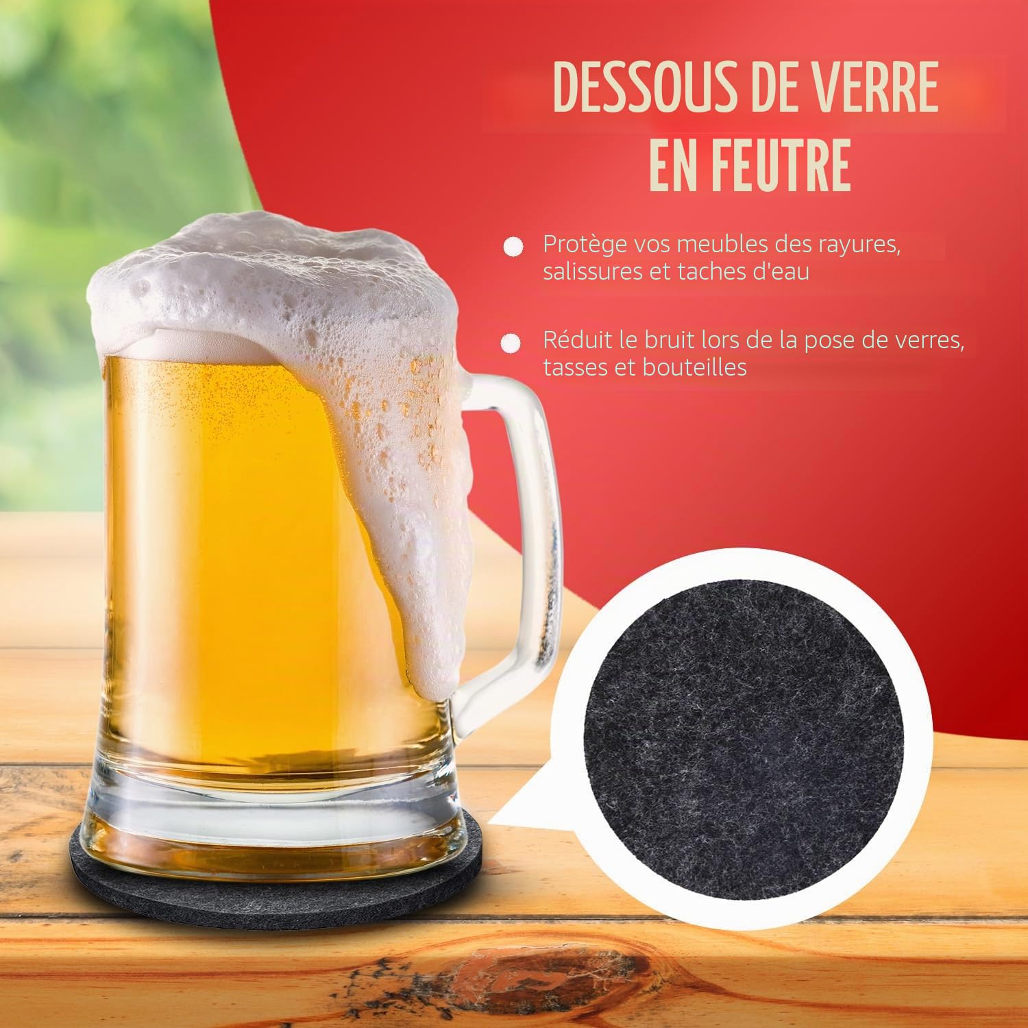 wortek Coffret cadeau pour homme - Sac à main pour homme - Décapsuleur et dessous de verre + 6 bières bavaroises - Cadeau d'anniversaire pour père