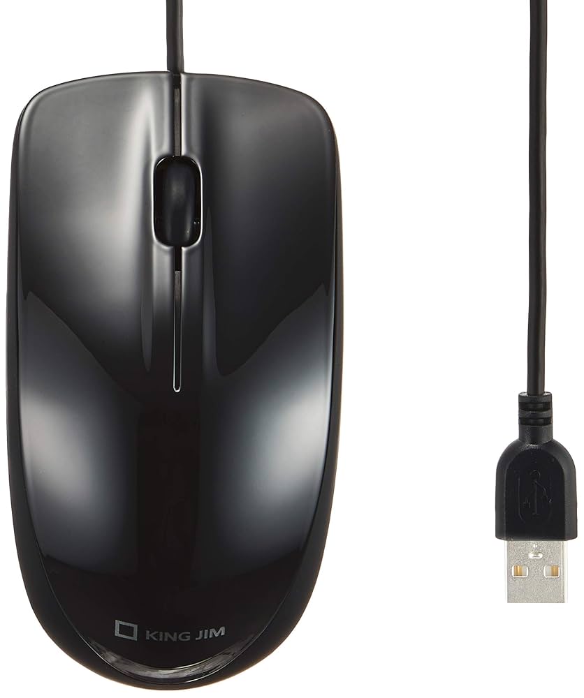 H4【未使用品】マウス＋スキャナ　KING JIM MSC10 Amazon.co.jp：KING JIM マウス型スキャナ ブラック MSC10クロ
