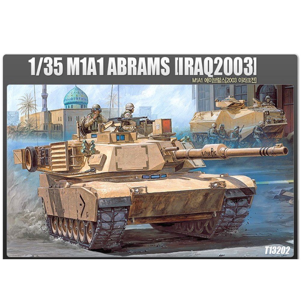 SSGSSK Modèles Académie 13202 Kit Modèle Plastique M1A1 Abrams De L'Irak 2003 Réservoir 1/35