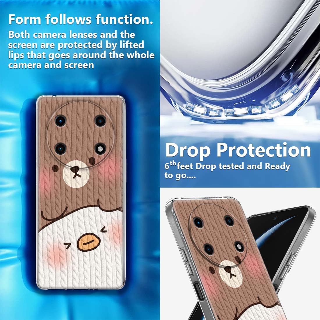 Fashionury Designer Soft Back Cover Case Compatible for Acer Super