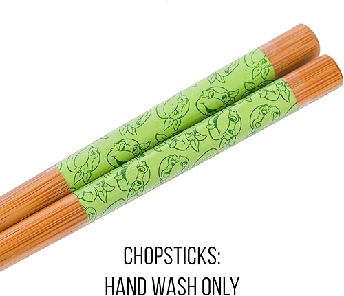 Miniatura 27 de Silver Buffalo The Powerpuff Girls Girl Power Featuring Blossom, Bubbles, and Buttercup Ceramic Ramen Noodle Rice Bowl with Chopsticks, Microwave