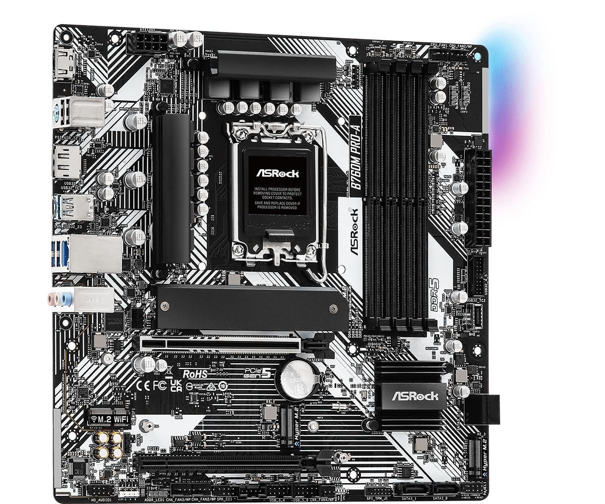 Amazon.in: Buy ASRock B760M Pro-A LGA 1700 DDR5 mATX Motherboard