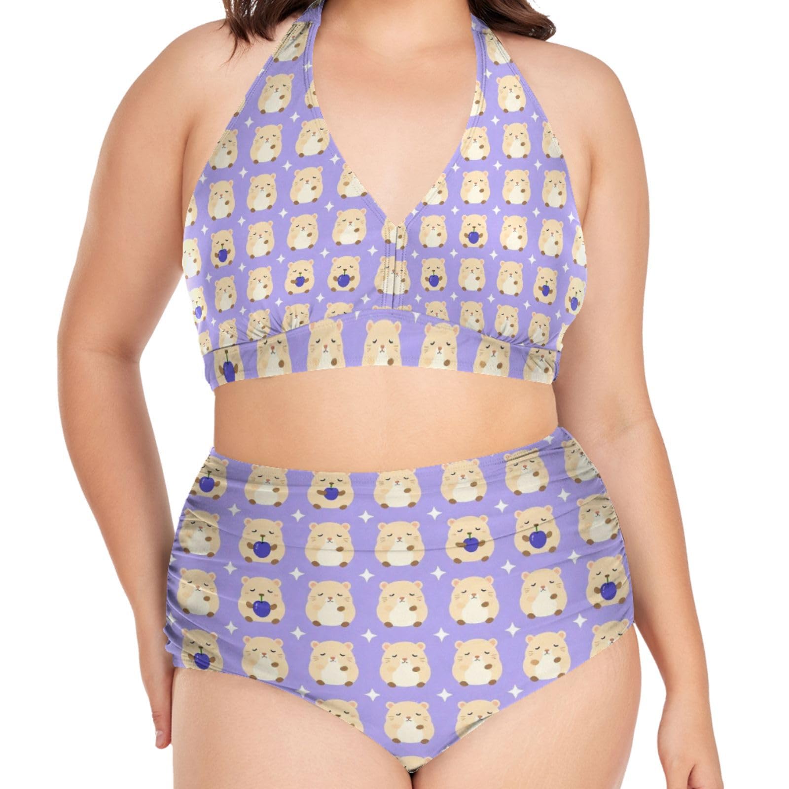 FRODOTGV Stroje kąpielowe damskie plus size L-4XL