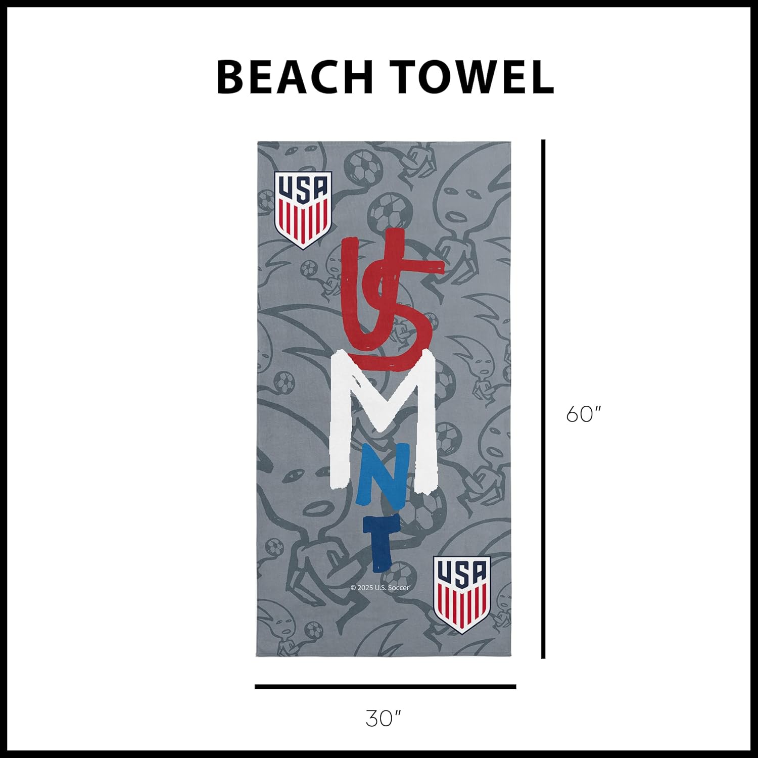 Northwest NFL Unisex-Adult Beach Towel, 30" x 60"