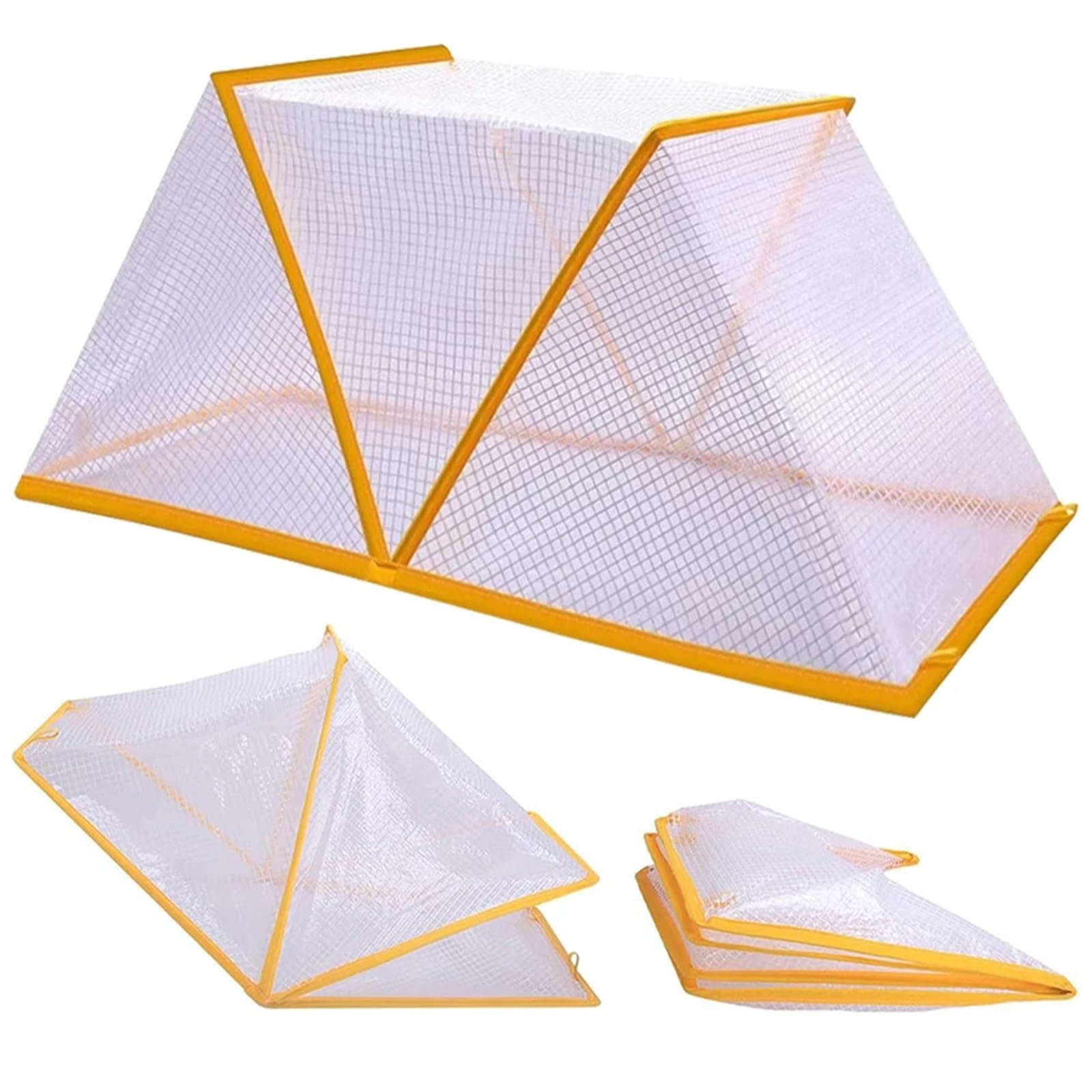 zyrqon Foldable Garden Plants Cover Insect-Proof Vegetable Rows Plant Protector Windproof Plants Protection Cover for Garden Greenhouse(L)