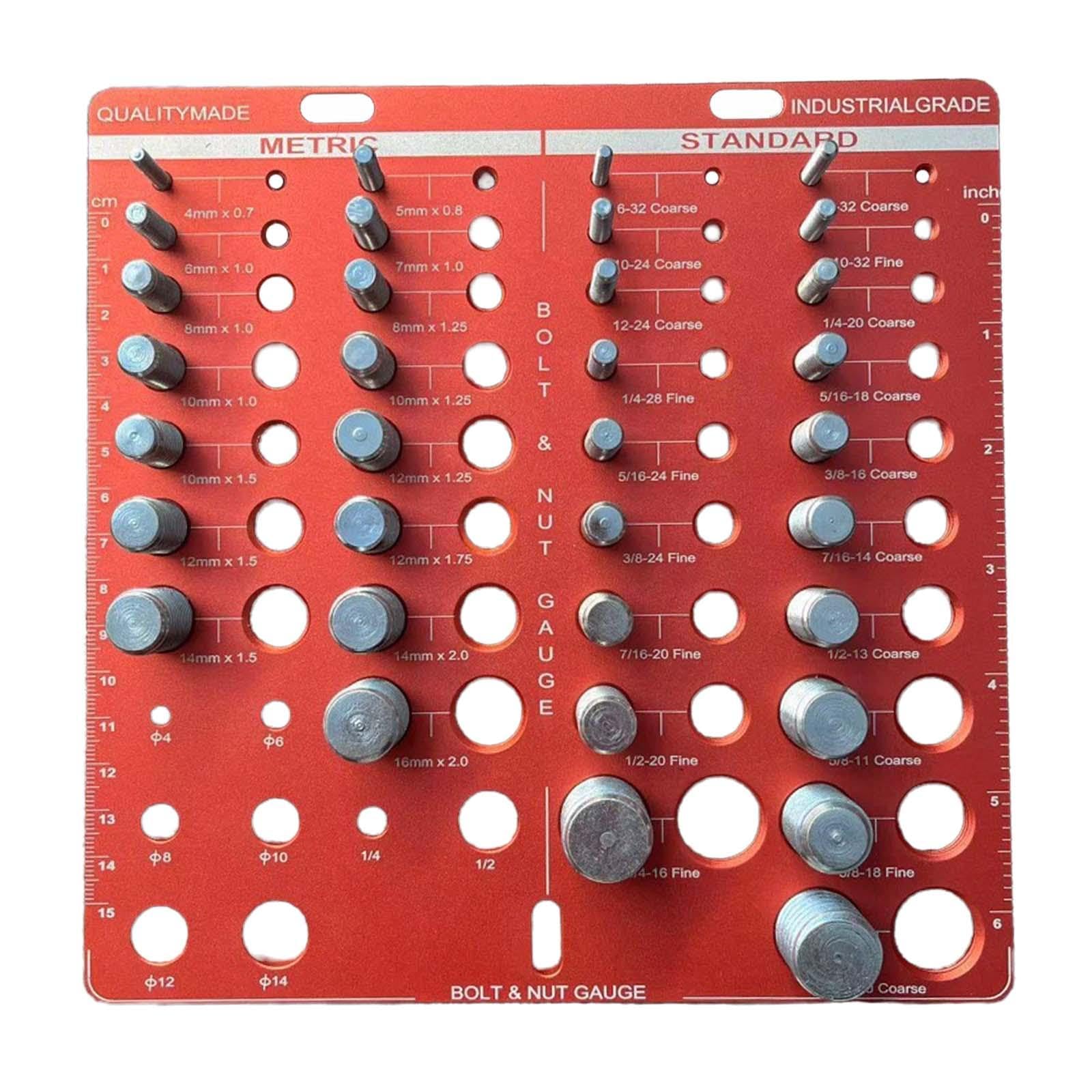 Amazon | koolsoo 識別ゲージ サイズチェック 基板配管工 ナットおよび