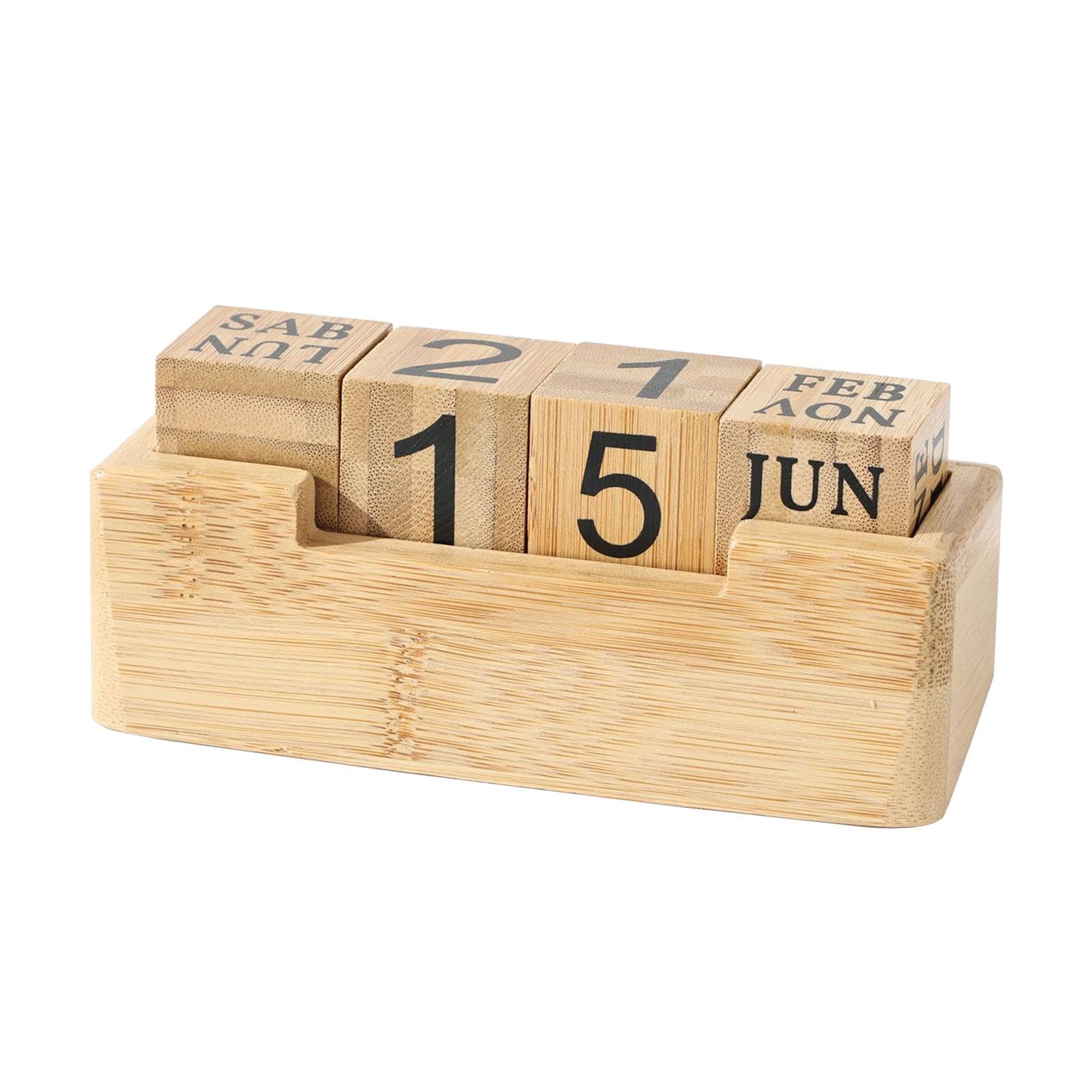 Antique Wooden Calendar Blocks