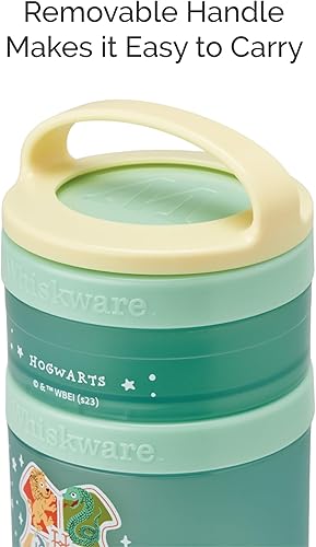 Miniatura 4 de Whiskware Harry Potter - Contenedores apilables para aperitivos para niños y niños pequeños, 3 tazas apilables para aperitivos para la escuela y